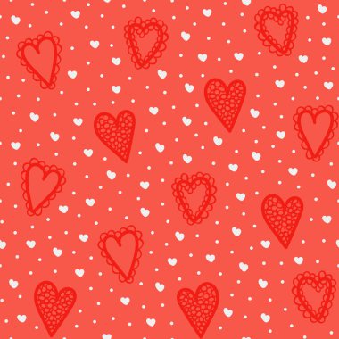 kalpler desen, sevgililer günü kavramı   