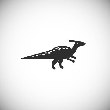 Beyaz arkaplanda izole edilmiş dinazor