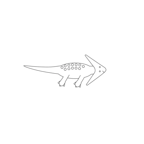 Boceto Animal Aislado Sobre Fondo Blanco — Vector de stock