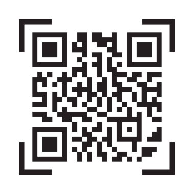 Hızlı Yanıt Kodu Tarayıcılar Vektör İllüstrasyon Beyaz Arka Plan yalıtılmış için Dijital Veri İşareti