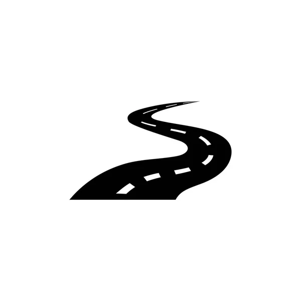 Uygulamalar, Ui, Web Siteleri için Düz Stil Vektör Yol Simgesi. Siyah Simge Vektör Çizimi