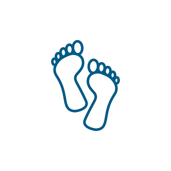 Footprint Line Red Icon On White Background Red Flat Style Vector Illustration Larastock Footprint Line Red Icon On White Background Red Flat Style Vector Illustration Larastock