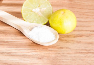 pişirme ve limon ahşap tablo