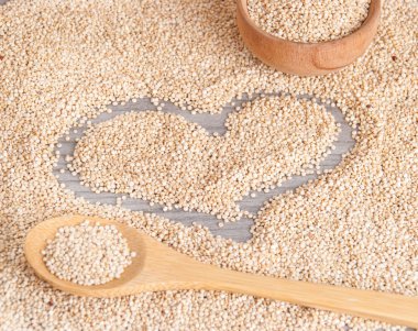 Ahşap - Chenopodium quinoa quinua taneleri