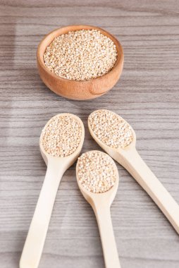 Ahşap - Chenopodium quinoa quinua taneleri