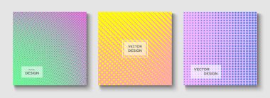 Degradeleri kümesini. Geometrik tasarım. Vektör arka plan. Yaratıcı şablonlar, kartları. Çerçeve. Web-banner