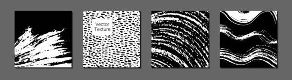 手描きのテクスチャと線のセット 馬鹿なスタイルだ ベクトルは 現代的な質感のブラシストローク スクリブルをグランジ 抽象的な要素 現代の背景 ポスター テンプレート カード — ストックベクタ