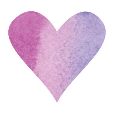 Suluboya el sevgililer günü için kalp yaptı