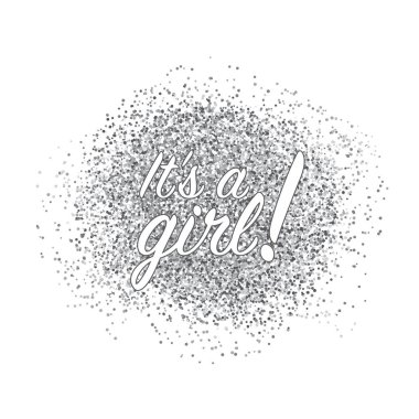 Konfeti sıçrama ile Bebek duş tebrikler kutlama