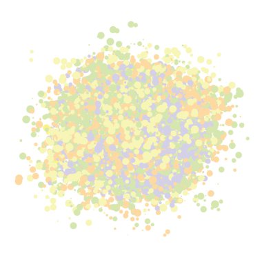 Konfeti şablon tasarım Paskalya bebek retro vintage