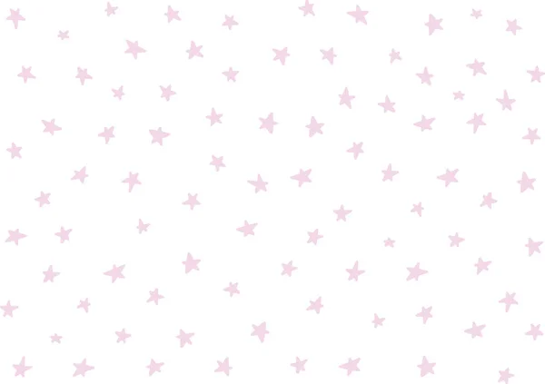 白い背景の上の星とシームレスな繰り返しパターン 手には ベクター グラフィックが描画されます フラット スタイルのデザイン クリスマスの織物印刷のコンセプト ストックベクター C Maria Skrigan