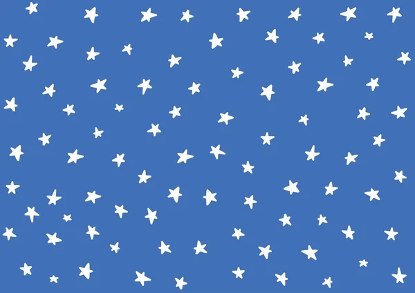 Modèle de motif de nuit étoile bébé enfants enfants — Image vectorielle
