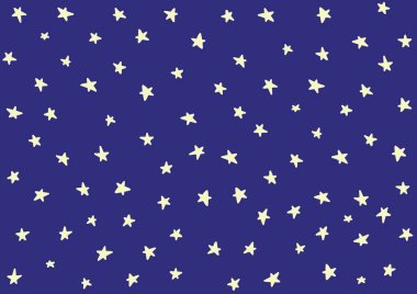 Yıldız gece desen şablonu bebek çocuk çocuklar