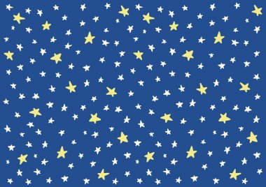 Yıldız gece desen şablonu bebek çocuk çocuklar