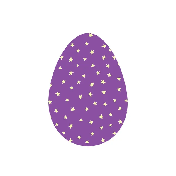 Ovos de Páscoa para modelo de cartão de celebração de férias — Vetor de Stock