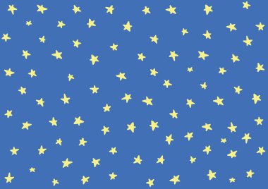 Yıldız gece desen şablonu bebek çocuk çocuklar