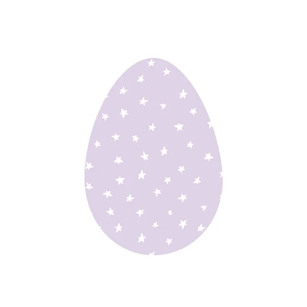 Ovos de Páscoa para modelo de cartão de celebração de férias — Vetor de Stock