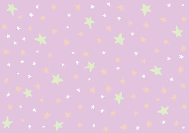 Çocuklar çocuklar için Cadılar Bayramı renklerde Yıldız arka plan