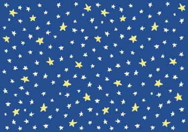 Yıldız gece desen şablonu bebek çocuk çocuklar