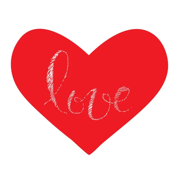 Cinta jantung untuk pernikahan valentine ulang tahun pasangan - Stok Vektor