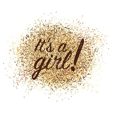 Konfeti sıçrama ile Bebek duş tebrikler kutlama