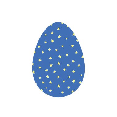 Tatil kutlama kartı şablonu için Paskalya yumurtaları