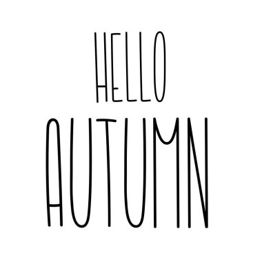 Sevimli harflerle uzun boylu eğlenceli yazı tipi sonbahar yazı