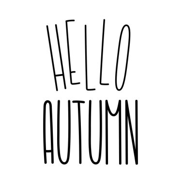 Sevimli harflerle uzun boylu eğlenceli yazı tipi sonbahar yazı