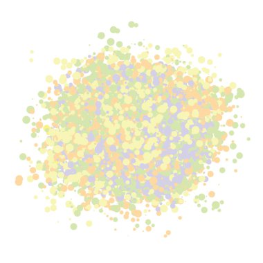 Konfeti şablon tasarım Paskalya bebek retro vintage