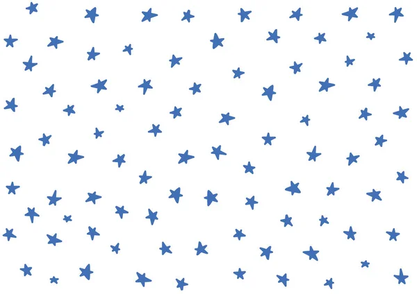 Star night pattern template baby children kids — Stock Vector
