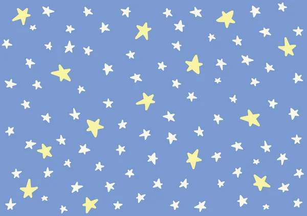 Шаблон "Зоряна ніч" дитячий шаблон — стоковий вектор