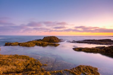 Laguna Sahili, Kaliforniya 'da güzel bir gün batımı