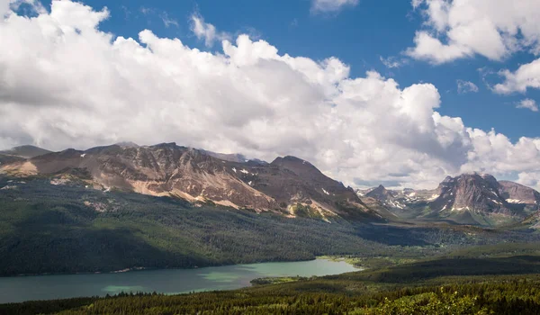 Lindas Montanhas Paisagem Parque Nacional Glacier Montana Eua — Fotografia de Stock
