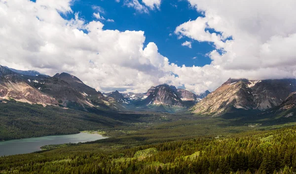 Vackra Bergslandskap Glacier National Park Montana Usa — Stockfoto