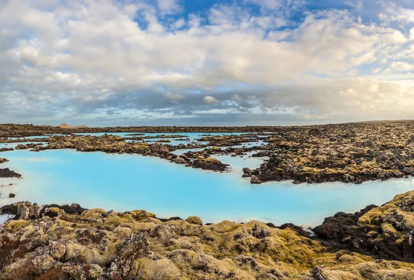 Ciepłe Źródło Laguny Islandia — Zdjęcie stockowe