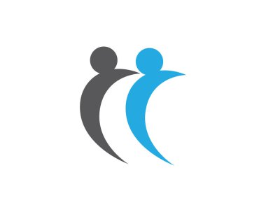 Sağlık görevlileri logo vektör şablonunu önemser