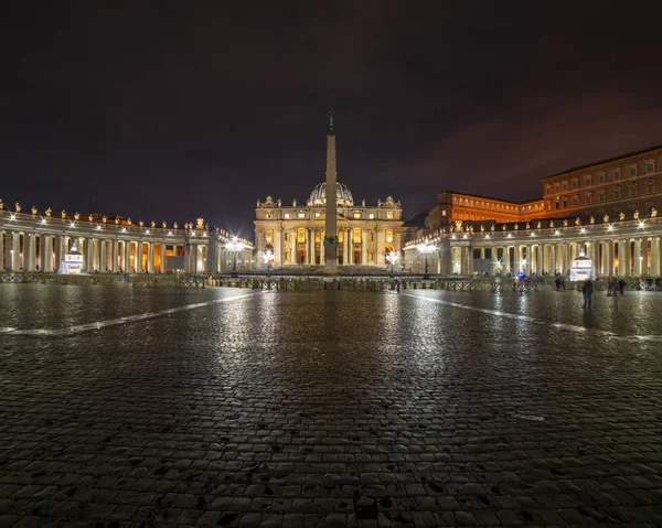 Rome Olaszország 2018 Június Piazza San Pietro Basilica San Pietro — Stock Fotó
