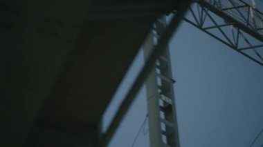 Ağır çekim Üstgeçit karayolunda