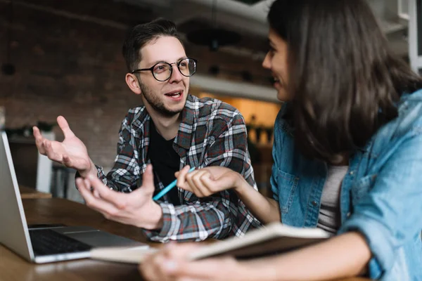 Voorbereiding Van Het Examen Moderne Bibliotheek Universitaire Studenten Leren Van — Stockfoto