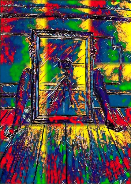 Bir kadın ve fotoğrafçı