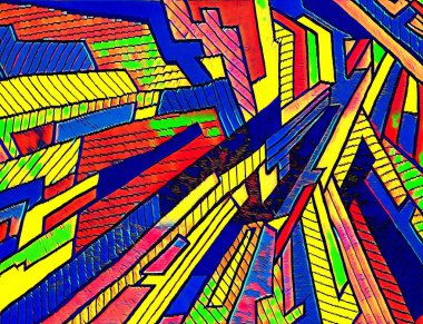 Bir pop sanat soyutlama