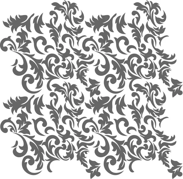 Padrões Ornamento Sob Forma Monogramas — Vetor de Stock