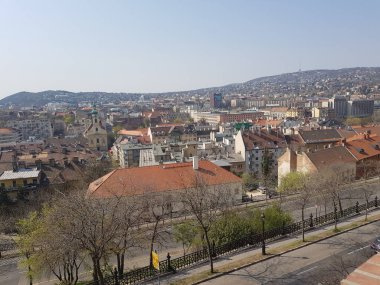 Avusturya, Viyana'da bir şehrin üst görünümü