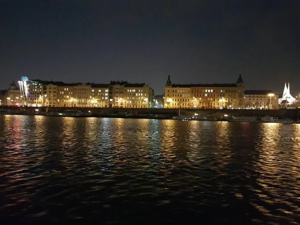 Miasto Praga Wełtawie Czechach Panorama — Zdjęcie stockowe