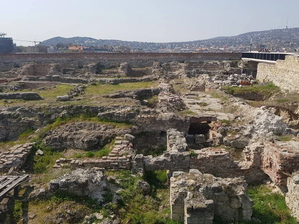 Ruines Fouilles Vieille Ville — Photo