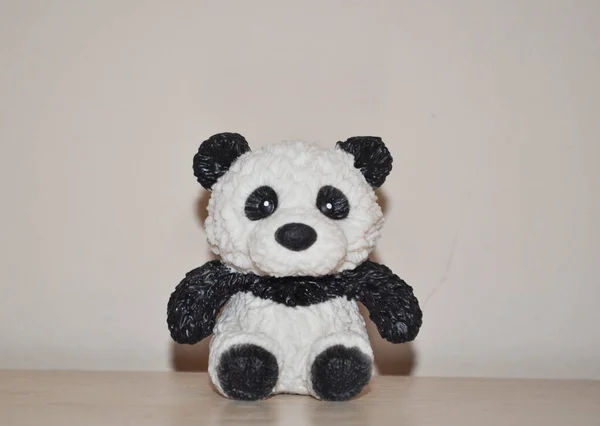 Pandabär Kleines Spielzeug — Stockfoto