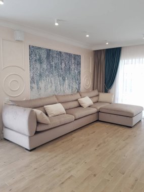 Kanepeli modern oturma odası