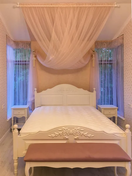 Yatak Odasının Içi Çok Güzel — Stok fotoğraf