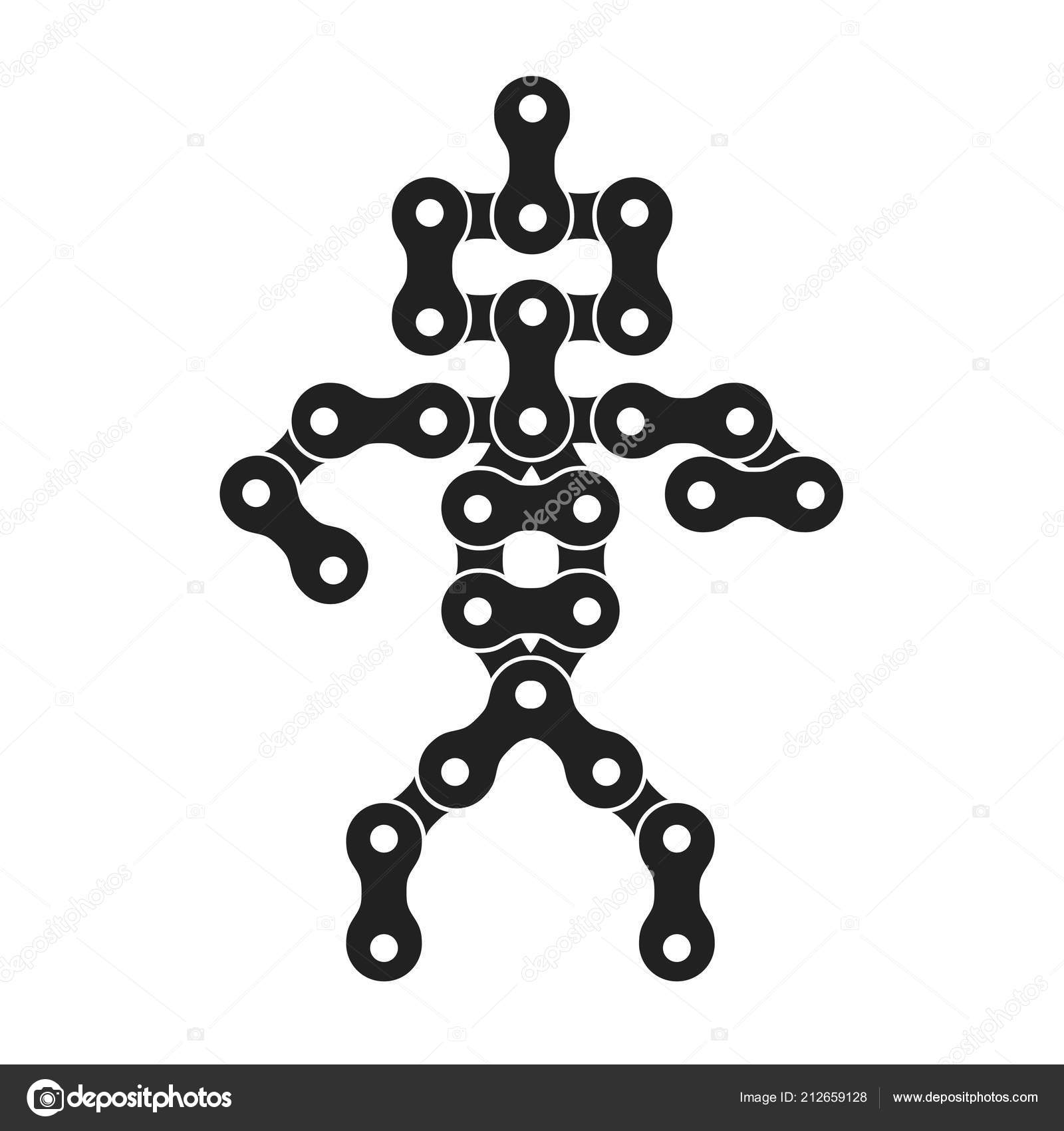 bike chain graphic