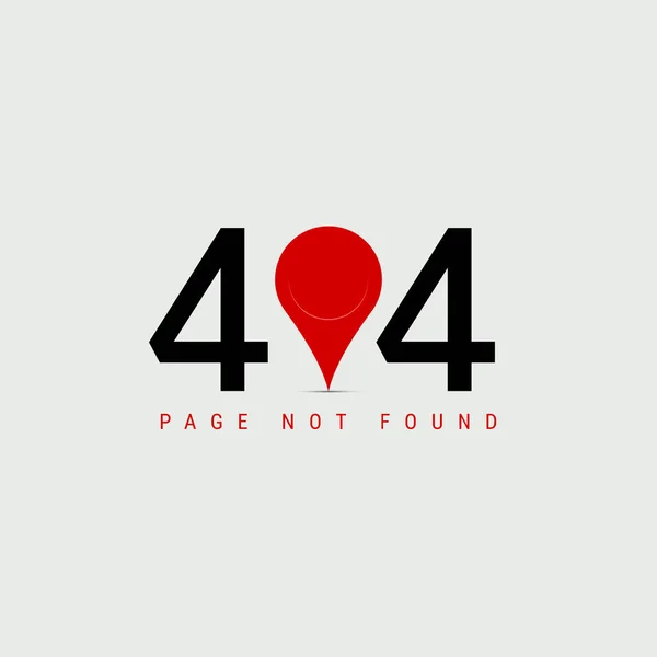 404 页未找到设计模板。404 错误页概念。链接到非现有域。矢量插图 — 图库矢量图片